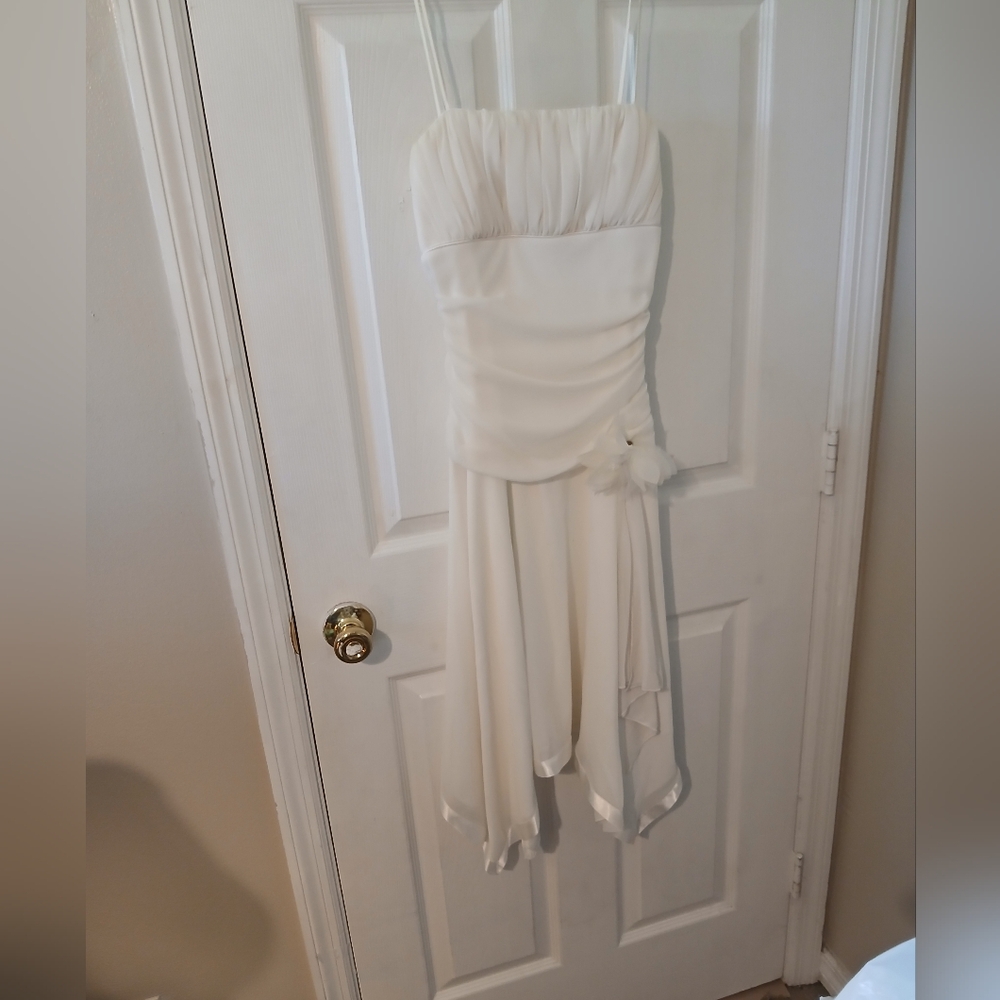 White Chiffon Dress